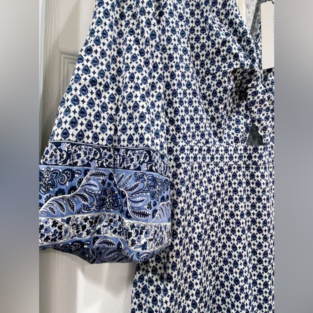 NWT Veronica Beard Dinia Printed Midi Dress Size 8 - Picture 9 of 10